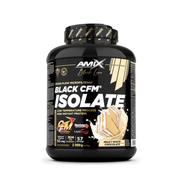 Amix Protein Black CFM Isolate Whey Chocolate Branco 2kg