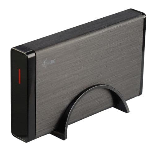i-tec MYSAFE35U401 Caixa para Discos Rígidos Caixa de disco rígido Preto, Metálico 3.5"