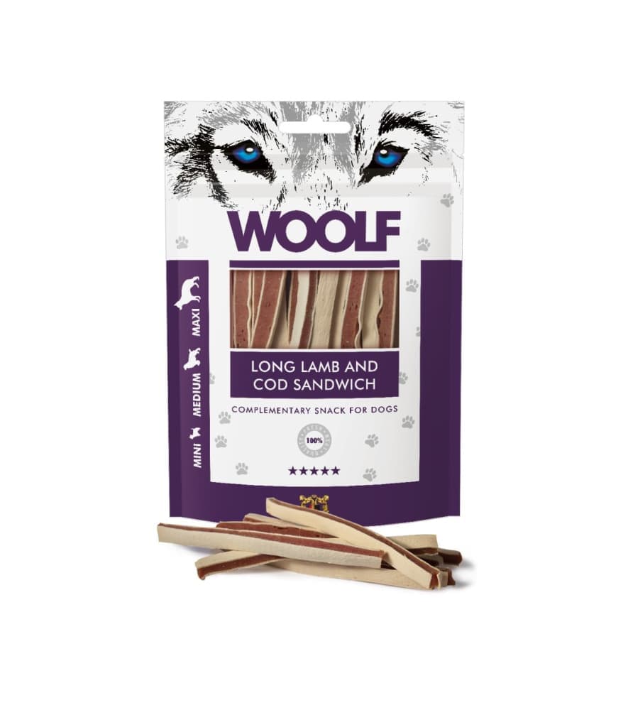 Woolf Sandwich Cordeiro e Bacalhau 100gr