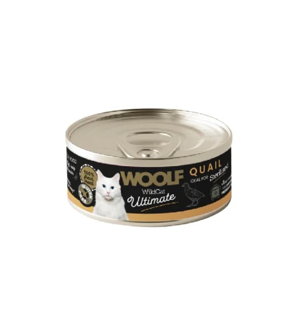 Woolf Ultimate Esterilizado Codorniz Ração Húmida para Gato - Campet