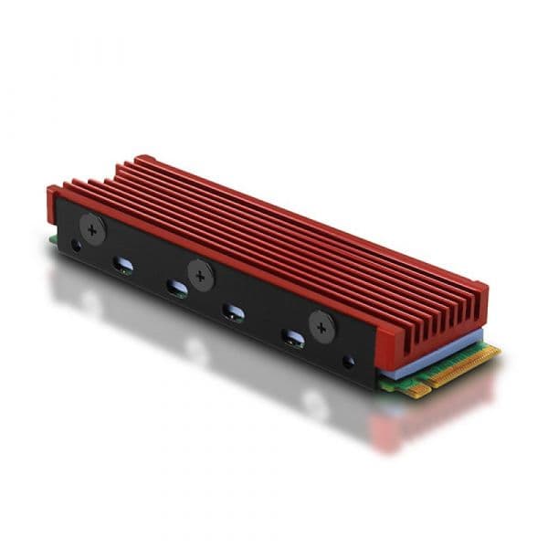 Axagon Dissipador de Calor para M.2 2280 SSD Vemelho - CLR-M2