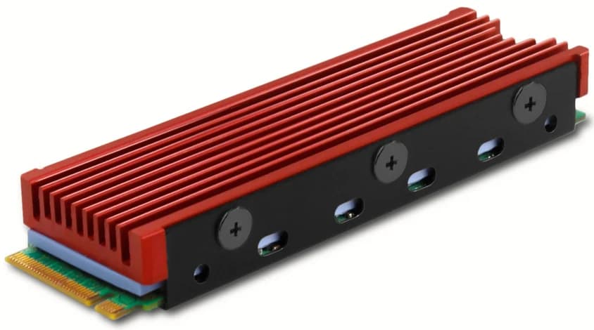 Axagon Dissipador de Calor para M.2 2280 SSD Vemelho - CLR-M2