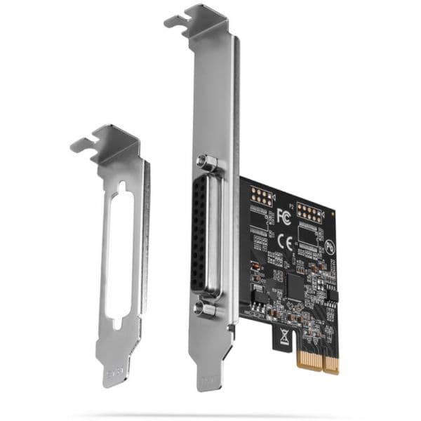 AXAGON Adaptador PCIe 1x porta paralela w. SP & LP