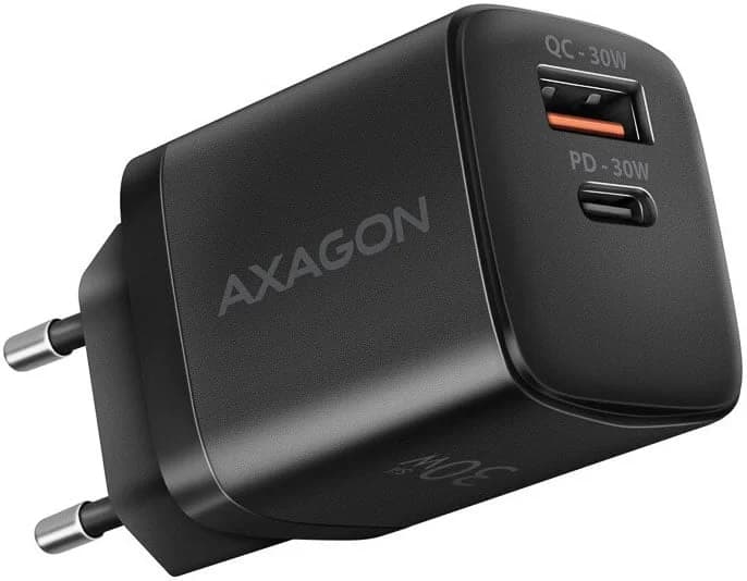 Axagon Carregador ACU-PQ30 30W Black