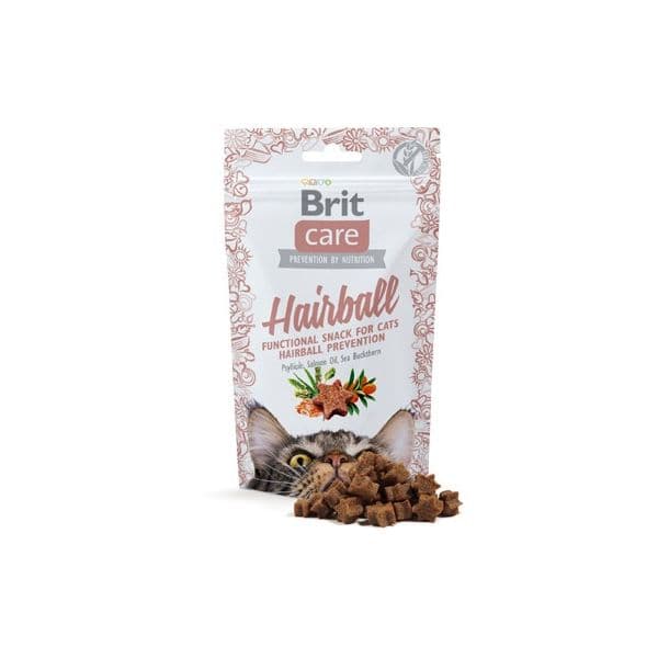 Ração Húmida Brit Care Snack Hairball 50g