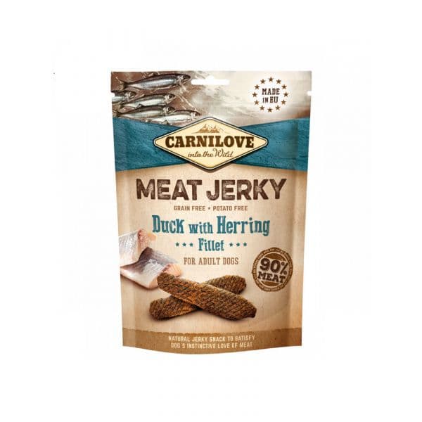 Carnilove Meat Jerky Duck with Herring Fillet