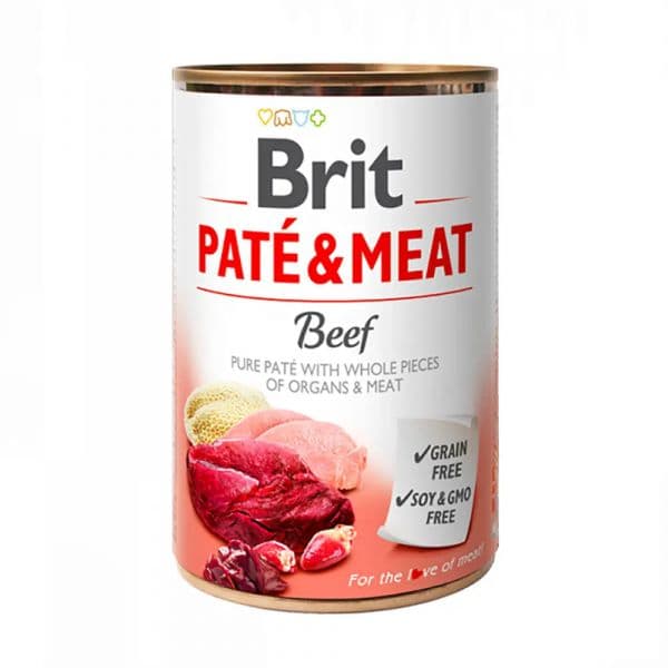 Ração Húmida Brit Care Dog Paté & Meat Beef 400g