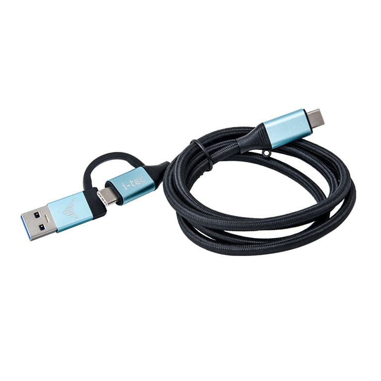 i-tec C31USBCACBL cabo USB 1 m USB 3.2 Gen 1 (3.1 Gen 1) USB C Pr