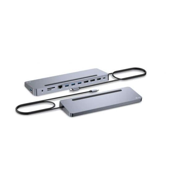 i-tec Docking Station Metal Ergonômico USB-C 4K 3x Display com alimentação até 100W s/Carregador
