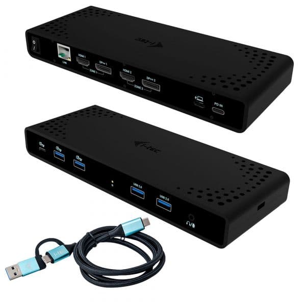 I-Tec Docking Station i-Tec Type-C Multiport 13-em-1 CADUA4KDOCKPDBPreto