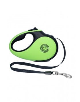 Kiwi Walker - Trela Extensível para cão - Verde e Preto