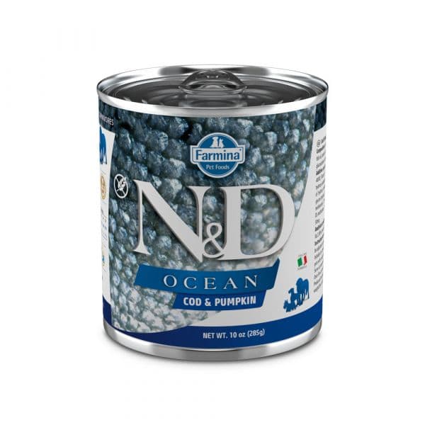 Ração Húmida Farmina N&D Ocean Adulto Bacalhau & Abóbora 285g