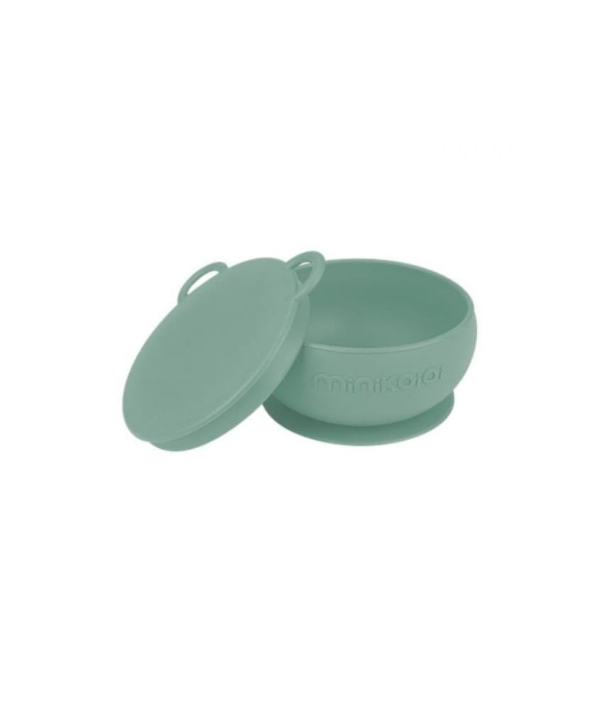 Minikoioi Tigela com Tampa e Ventosa River Green - M261101080007