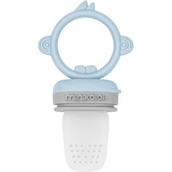 Minikoioi Alimentador Anti-Asfixia Pulps Mineral Blue/Powder Grey