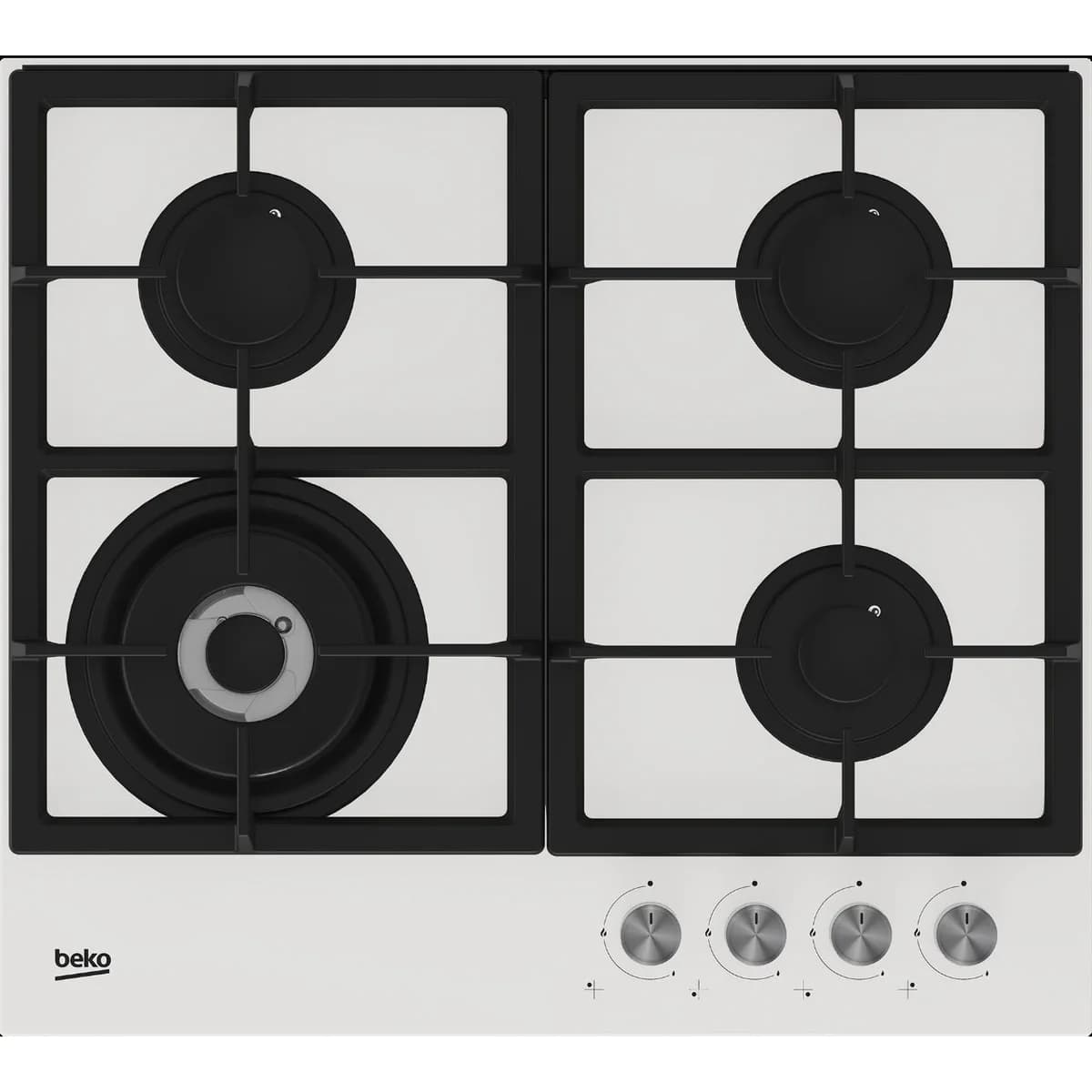 Placa Gás Beko HILW64225SW Gás Natural 59cm