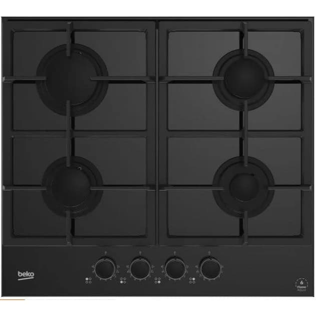 Placa Gás Beko HILG64325SDX 60cm Gás Natural