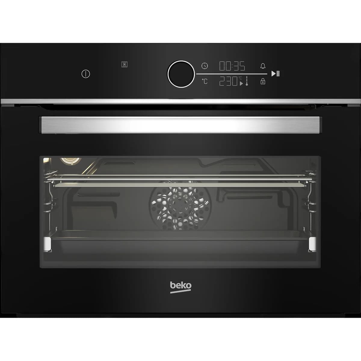 Forno Elétrico Beko BBCM13400XM | 48L, Multifunção, Aço inoxidável