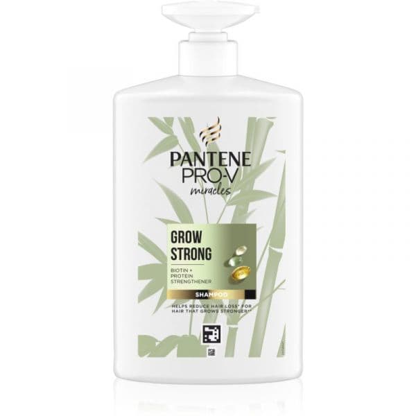 Pantene Pro-v Miracles Grow Strong Shampoo para Cabelos Secos e Danificados Cabelo Quebradiço 1000ml