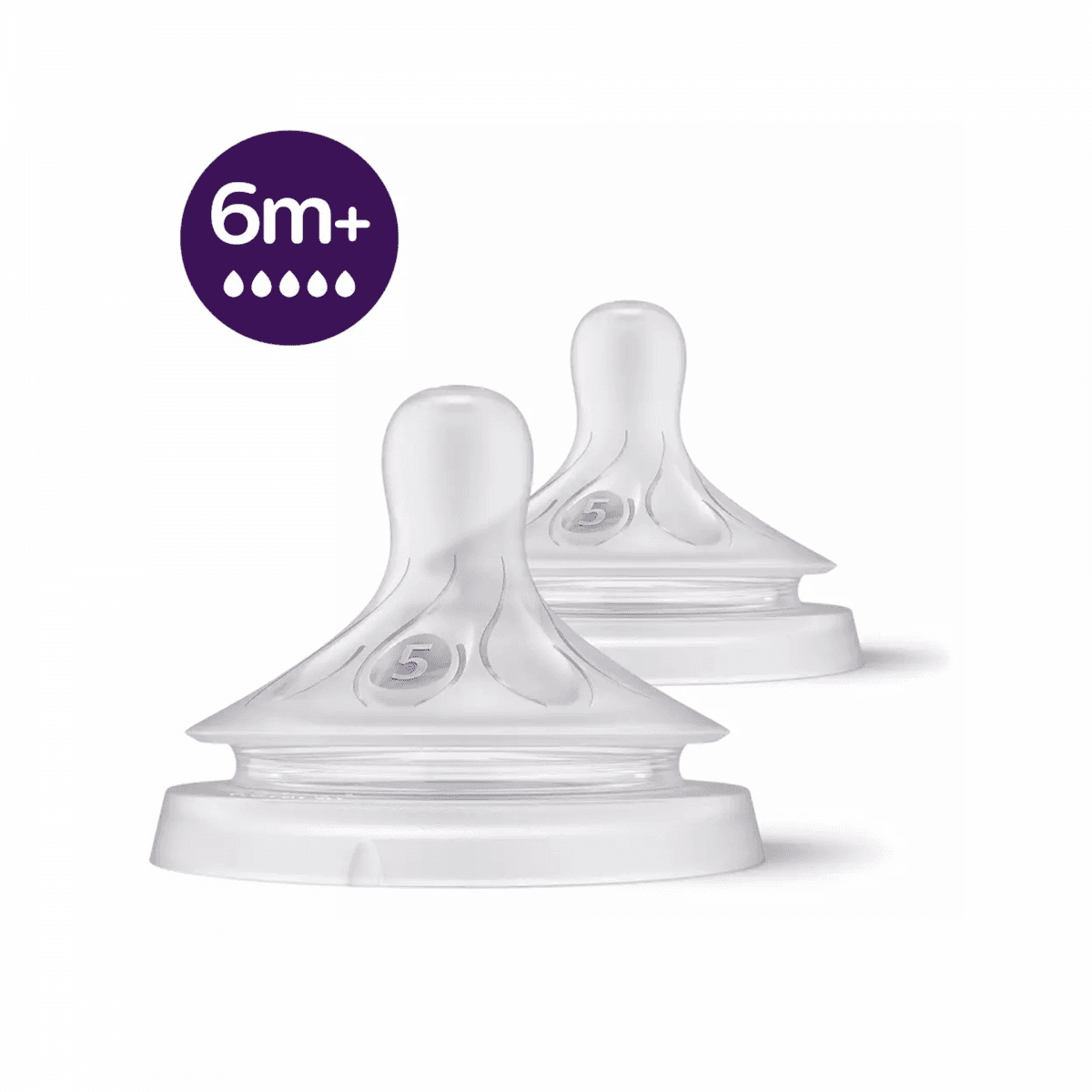Avent Tetina T5 Fix Ultra Rap 6M+ 2 Unidades Nat Response