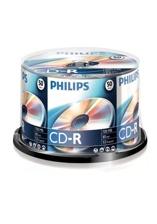 Philips CD-R 700Mb 52x 80min Spindle Pack 50