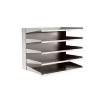 Smead Conjunto 8 Tabuleiros Metálicos 540x360x250mm Black - SME6160289