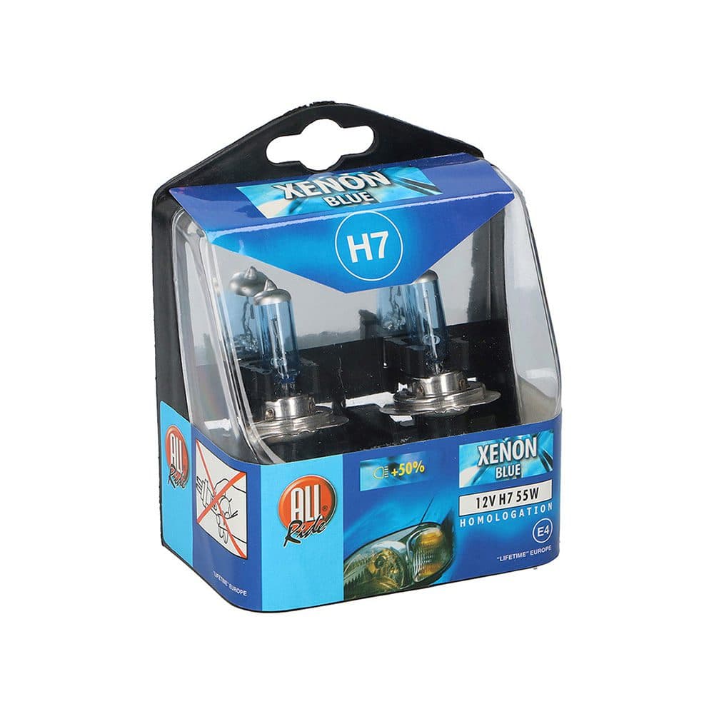 SET 2 LAMPADA PARA AUTOMOVEL 12V H7 XENON 55W