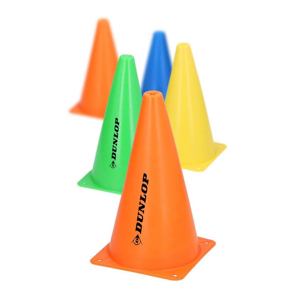 Dunlop Pack 10 Cones de Treino Plástico Ø14x23,5cm