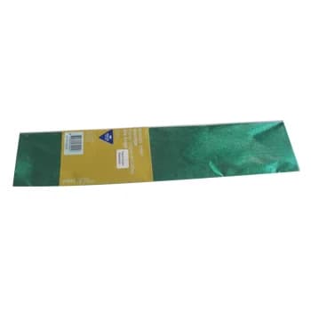 Rolo de Papel Crepe 50x150cm Verde Metalizado