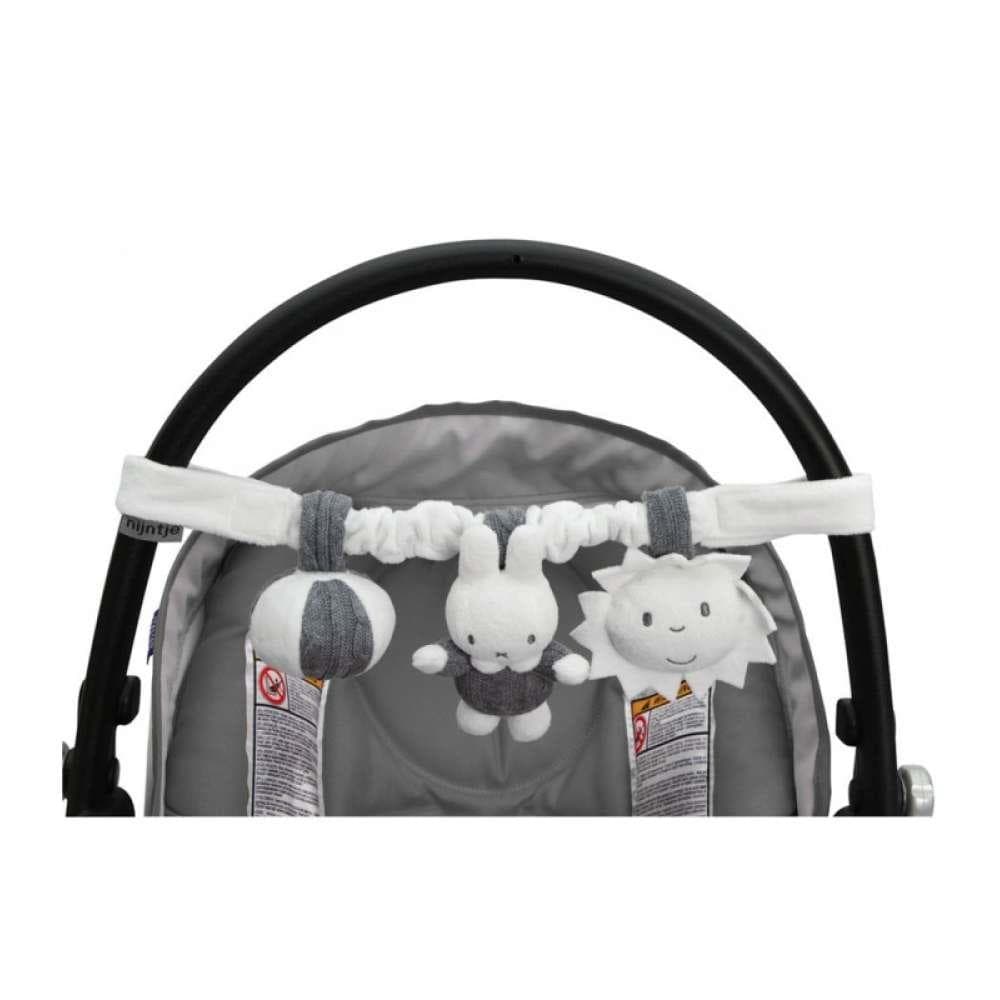 Cadeia de Brinquedos para Carrinho Miffy Cinza