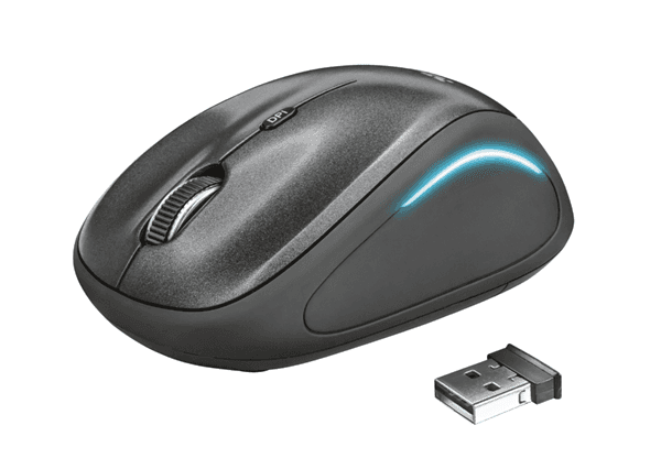 Rato TRUST Yvi FX Wireless Black