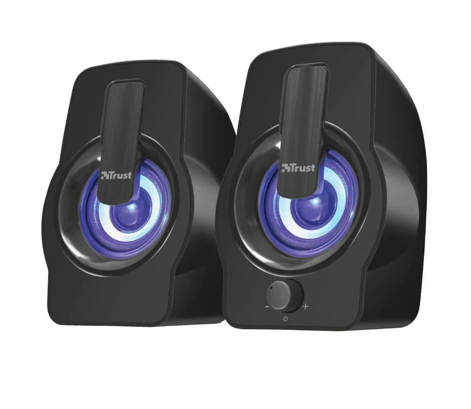 Colunas TRUST Gemi RGB 2.0 Preto