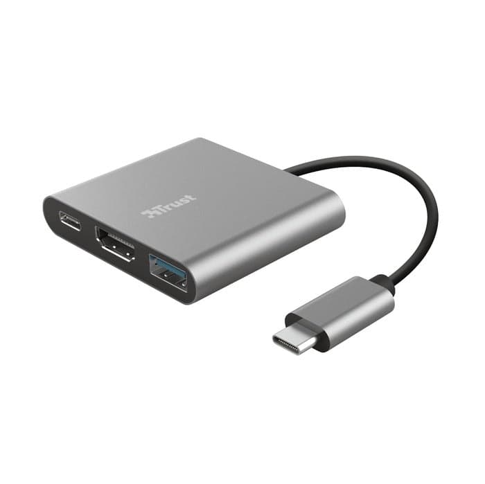 Trust Adaptador DALYX 3-IN-1 USB-C