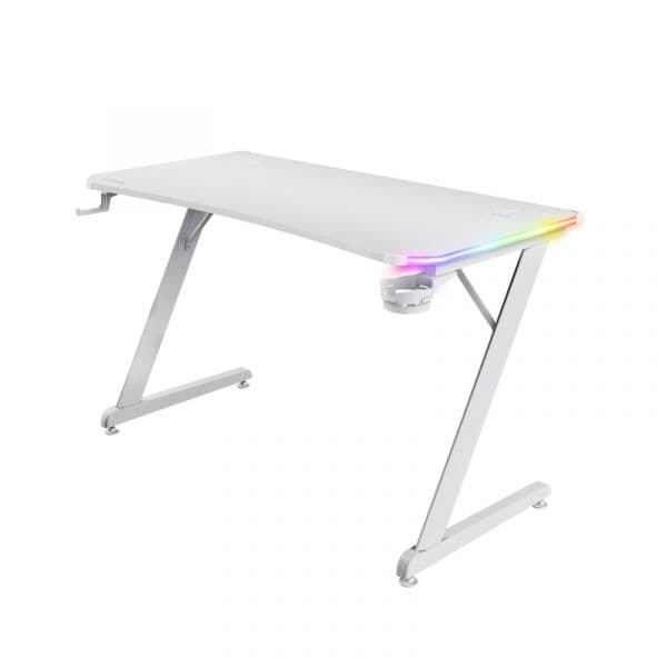 Trust Mesa Gaming 709W Luminus RGB Branca