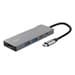 Trust Dalyx Docking Station 26062 USB-C 5 Portas 2xUSB 1xHDMI 4K 2xUSB-C Gray