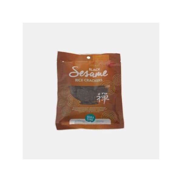 Terra Sana Crackers Arroz Int Japones c/ Sésamo Negro Bio 60g