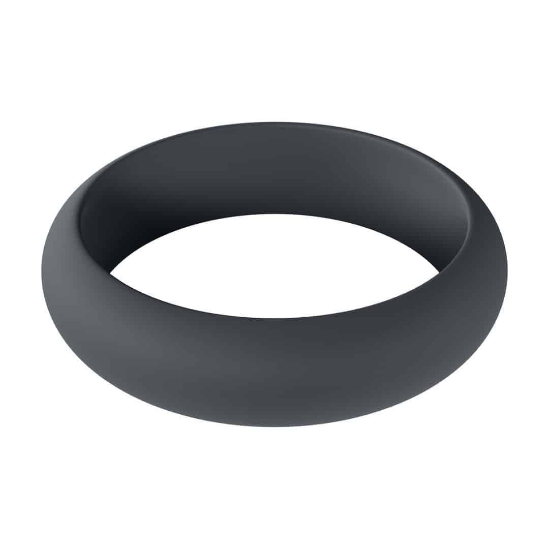 Anel Para O Pénis Em Silicone Wide O M 35Mm Preto Levelz
