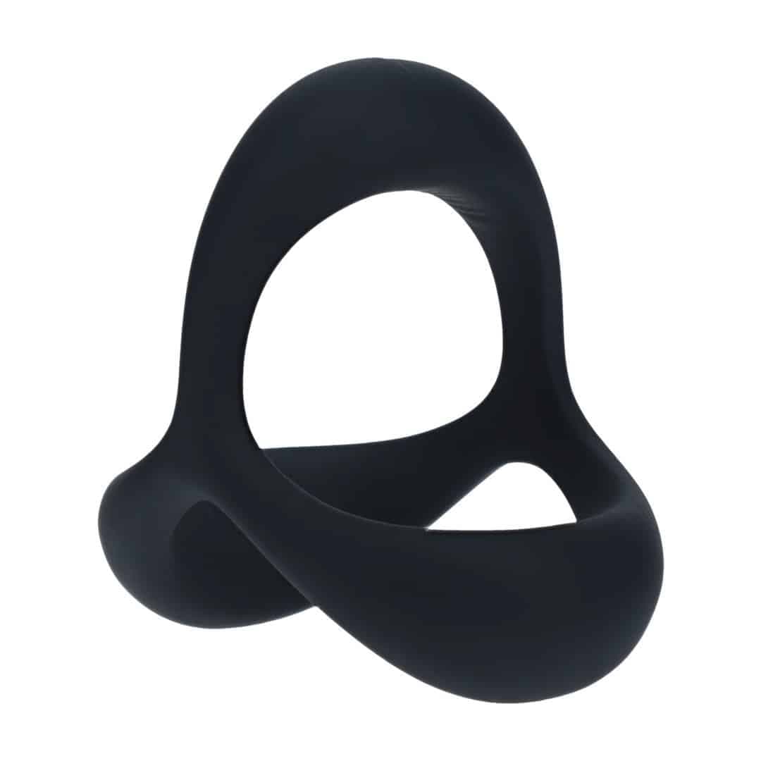Levelz Anel Peniano Silicone Tri O Ergo Preto