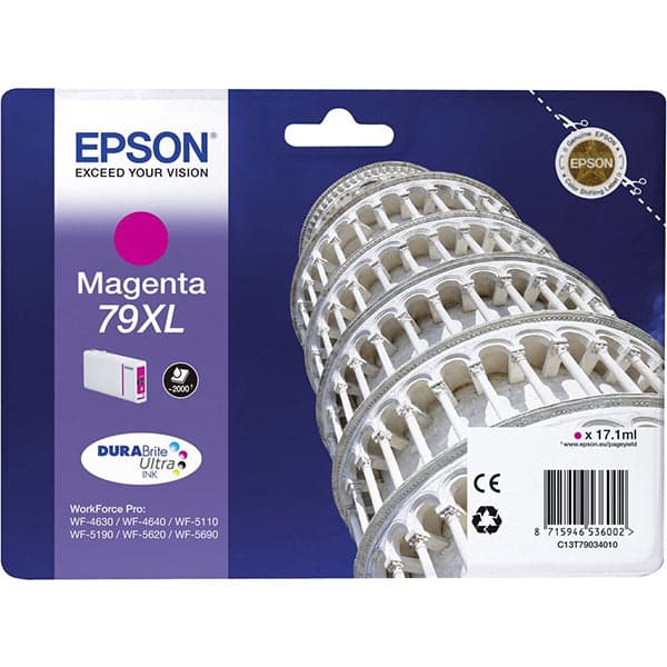 Tinteiro Epson 79 XL Magenta - C13T79034010