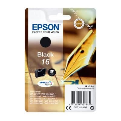 Tinteiro Epson 16 C13T162140 Black