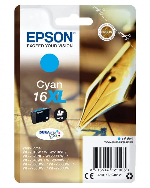 Tinteiro Epson 16 XL Ciano