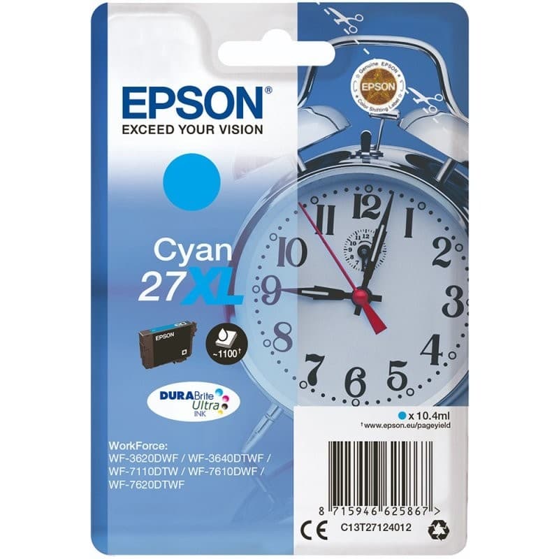 Tinteiro Epson T2712XL Ciano