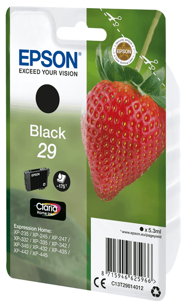 Tinteiro Epson Singlepack Black 29 Claria Home Ink