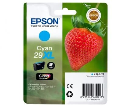 Tinteiro Epson 29XL C13T299240 Cyan
