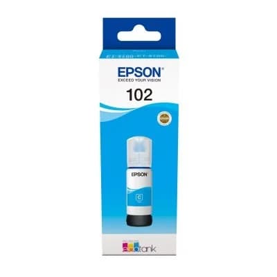 Tinteiro Epson 102 EcoTank Cyan ink bottle - C13T03R240