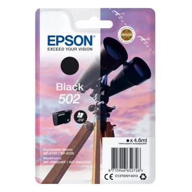 Tinteiro Epson 502 Preto C13T02V14010