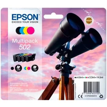 Tinteiro Epson 502 C13T02V64010 Multipack