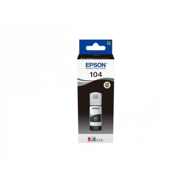 Tinteiro Epson 104 EcoTank Ink Bottle BK - C13T00P140