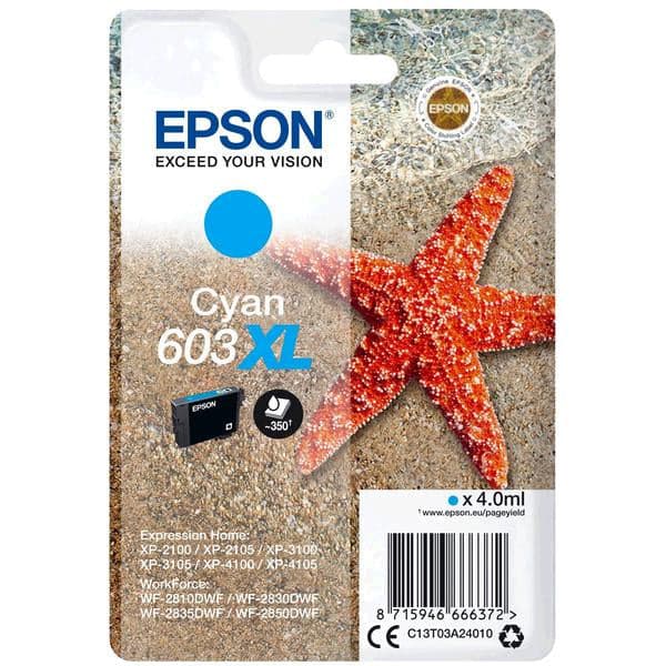 Tinteiro EPSON 603XL Cyan