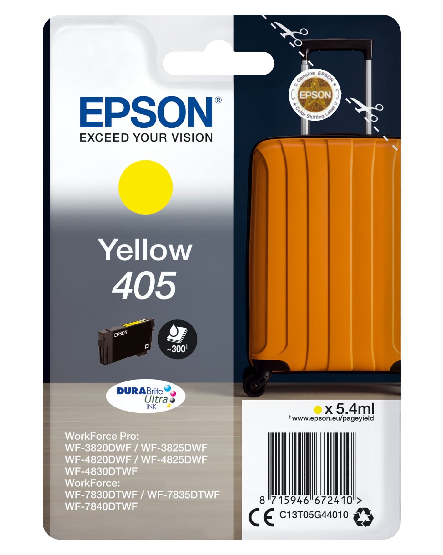 Tinteiro Epson 405 Amarelo - C13T05G44010