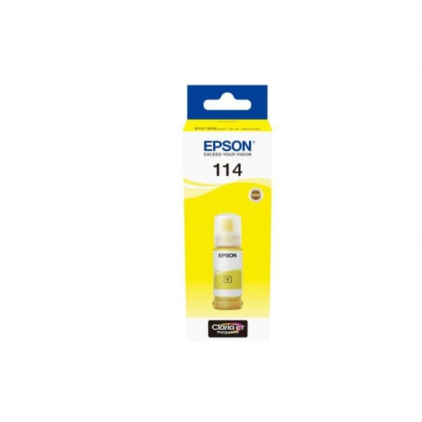 Tinteiro Epson Recarga de Tinta EPSON Serie 114 Amarelo- EcoTank ET-8500/8550